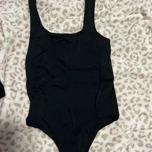 Thong body suit tank top